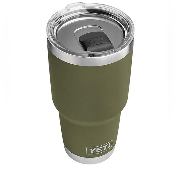 YETI Olive Green Rambler 30 oz Stainless Steel Tumbler w/MagSlider Lid - Picture 2 of 15